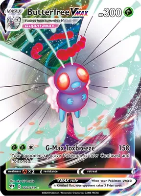Butterfree VMAX from SWSH03: Darkness Ablaze