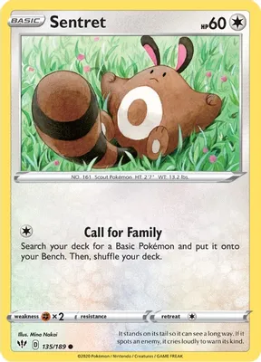 Sentret from SWSH03: Darkness Ablaze