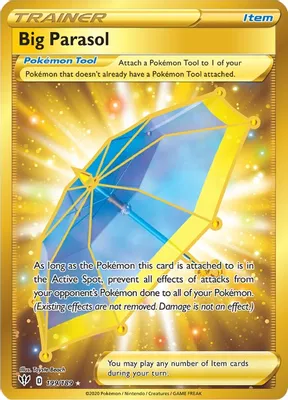 Big Parasol (Secret) from SWSH03: Darkness Ablaze
