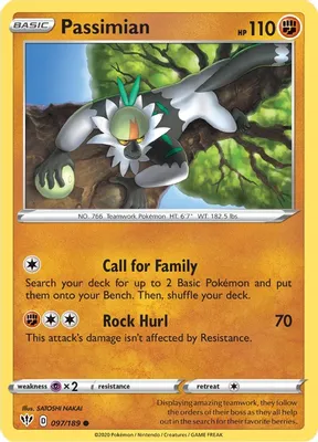 Passimian from SWSH03: Darkness Ablaze