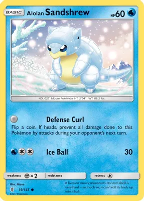 Alolan Sandshrew from SM - Guardians Rising