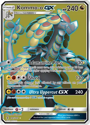 Kommo-o GX (Full Art) from SM - Guardians Rising