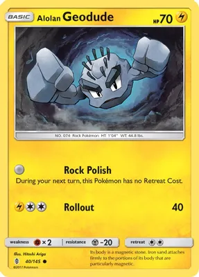 Alolan Geodude from SM - Guardians Rising