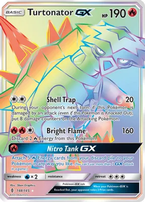 Turtonator GX (Secret) from SM - Guardians Rising