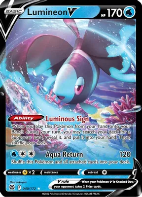 Lumineon V from SWSH09: Brilliant Stars