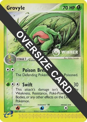 Grovyle - 004 (e-League) [Winner] from Jumbo Cards