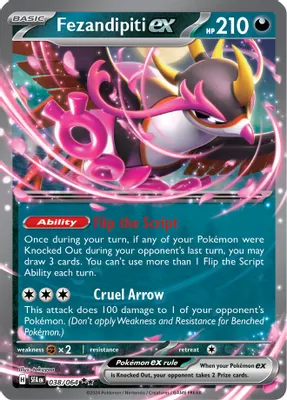 Fezandipiti ex - 038/064 (Starless Holo) from Deck Exclusives