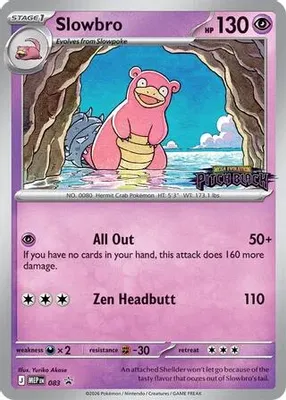 Slowbro - 083 (Pitch Black Stamped) from ME: Mega Evolution Promo