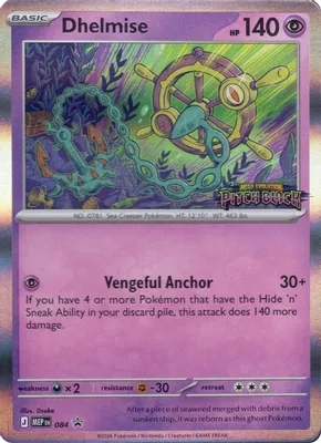 Dhelmise - 084 (Prerelease) from ME: Mega Evolution Promo