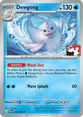 Dewgong - 019/088 from Prize Pack Series Cards