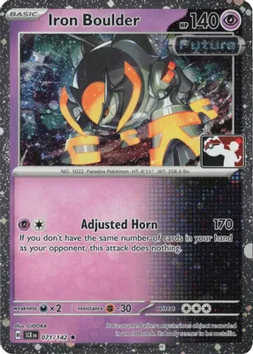 Iron Boulder - 071/142 (Cosmos Holo) from Prize Pack Series Cards