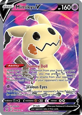 Mimikyu V (Full Art) from SWSH05: Battle Styles
