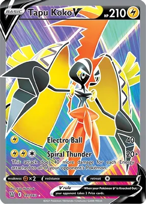 Tapu Koko V (Full Art) from SWSH05: Battle Styles