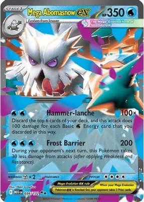 Mega Abomasnow ex - 036/132 from ME01: Mega Evolution