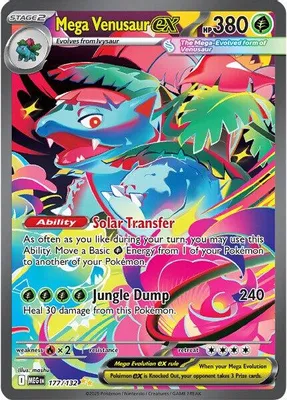 Mega Venusaur ex - 177/132 from ME01: Mega Evolution