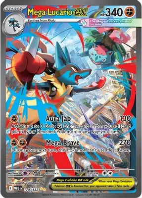 Mega Lucario ex - 179/132 from ME01: Mega Evolution