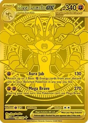 Mega Lucario ex - 188/132 from ME01: Mega Evolution