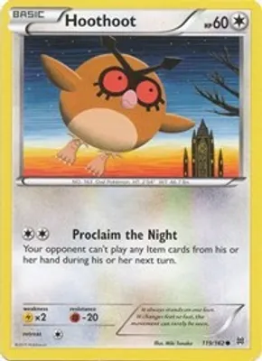 Hoothoot from XY - BREAKthrough