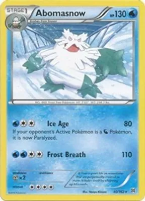 Abomasnow from XY - BREAKthrough