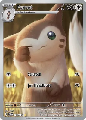 Furret - 168/159 from SV09: Journey Together