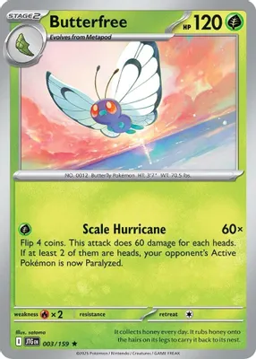 Butterfree from SV09: Journey Together