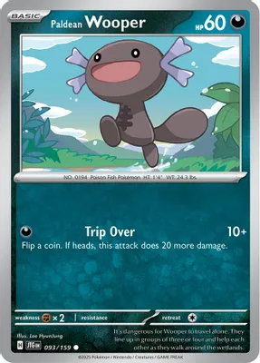 Paldean Wooper from SV09: Journey Together