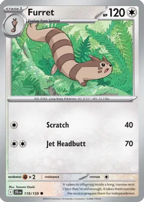 Furret - 119/159 from SV09: Journey Together