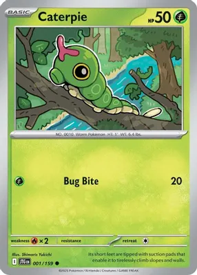 Caterpie from SV09: Journey Together