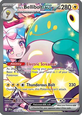 Iono's Bellibolt ex - 183/159 from SV09: Journey Together