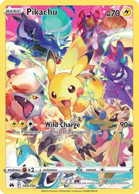 Pikachu (Secret) from SWSH: Crown Zenith