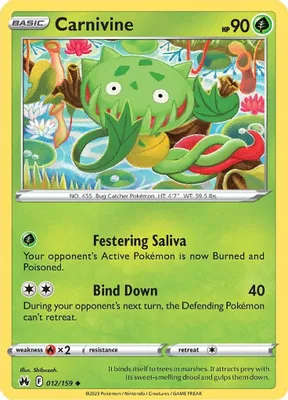 Carnivine from SWSH: Crown Zenith