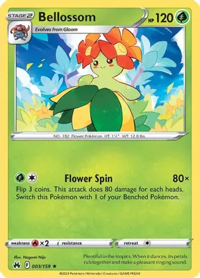Bellossom from SWSH: Crown Zenith