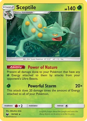 Sceptile from SM - Celestial Storm