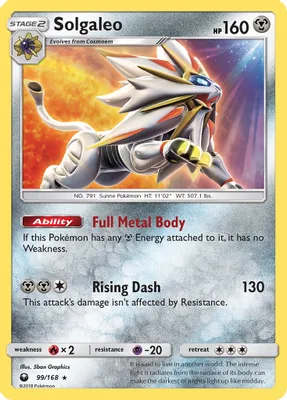 Solgaleo from SM - Celestial Storm