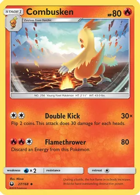 Combusken from SM - Celestial Storm