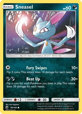 Sneasel from SM - Celestial Storm