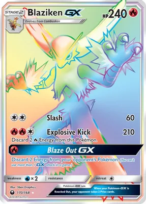 Blaziken GX (Secret) from SM - Celestial Storm
