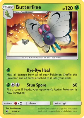 Butterfree from SM - Burning Shadows