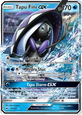 Tapu Fini GX from SM - Burning Shadows