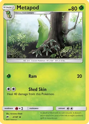 Metapod from SM - Burning Shadows