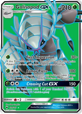 Golisopod GX (Full Art) from SM - Burning Shadows