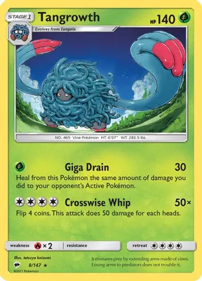 Tangrowth from SM - Burning Shadows