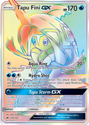 Tapu Fini GX (Secret) from SM - Burning Shadows