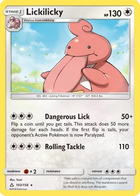 Lickilicky from SM - Ultra Prism