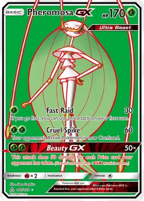 Pheromosa GX (Full Art) from SM - Ultra Prism