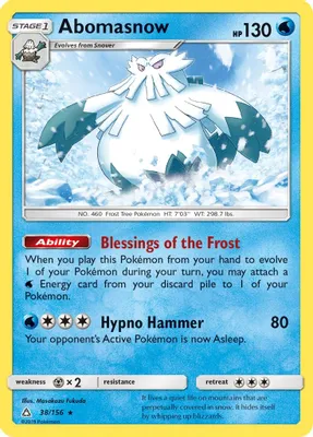 Abomasnow from SM - Ultra Prism