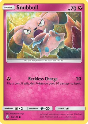 Snubbull from SM Base Set