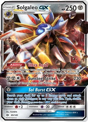 Solgaleo GX from SM Base Set