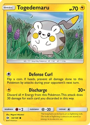 Togedemaru from SM Base Set