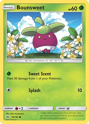 Bounsweet from SM Base Set